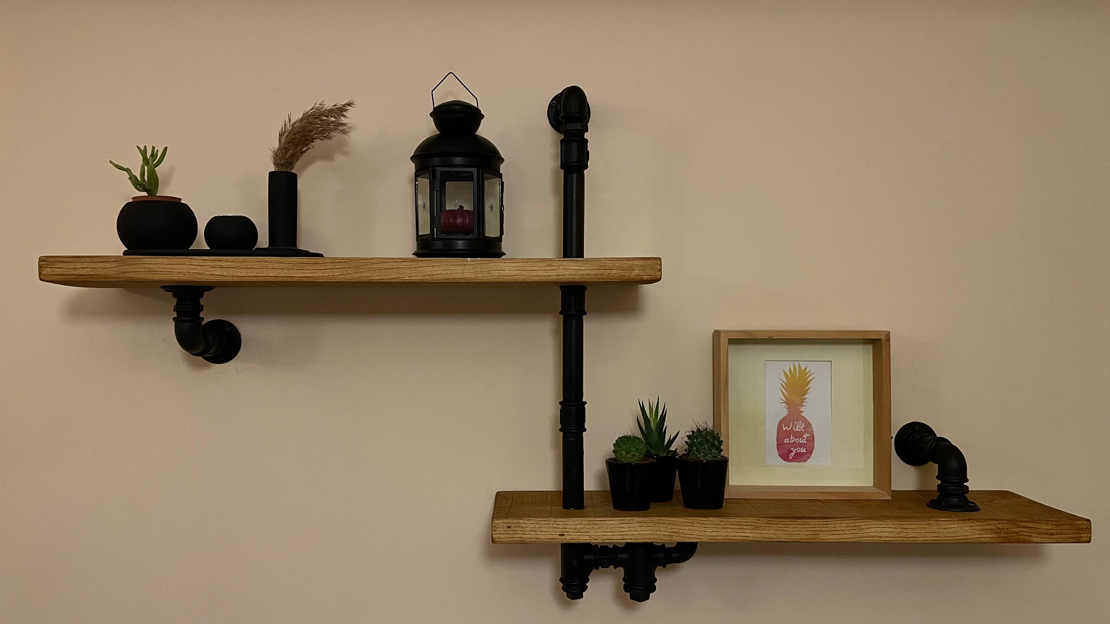 Endüstriyel Ahşap Raf