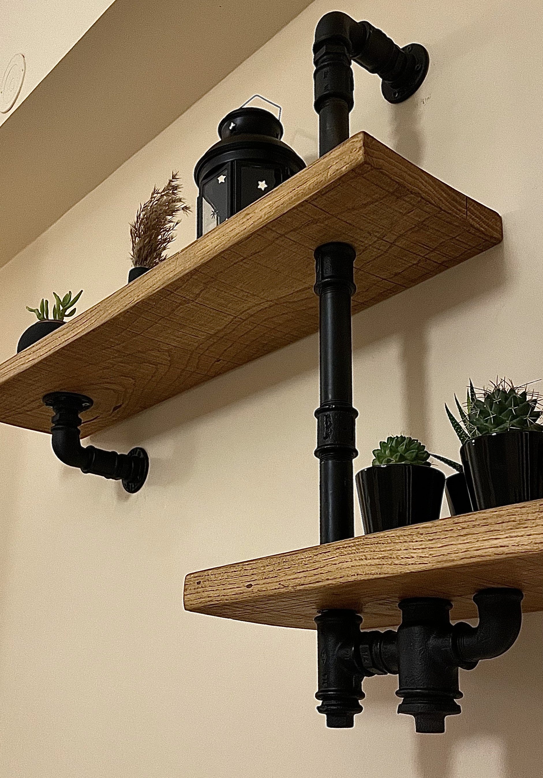 Endüstriyel Ahşap Raf